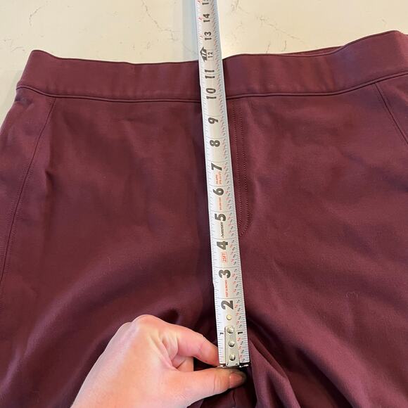 Spanx The Perfect Pant Ponte Slim Straight Leg in Chianti size XL Tall - Picture 10 of 12
